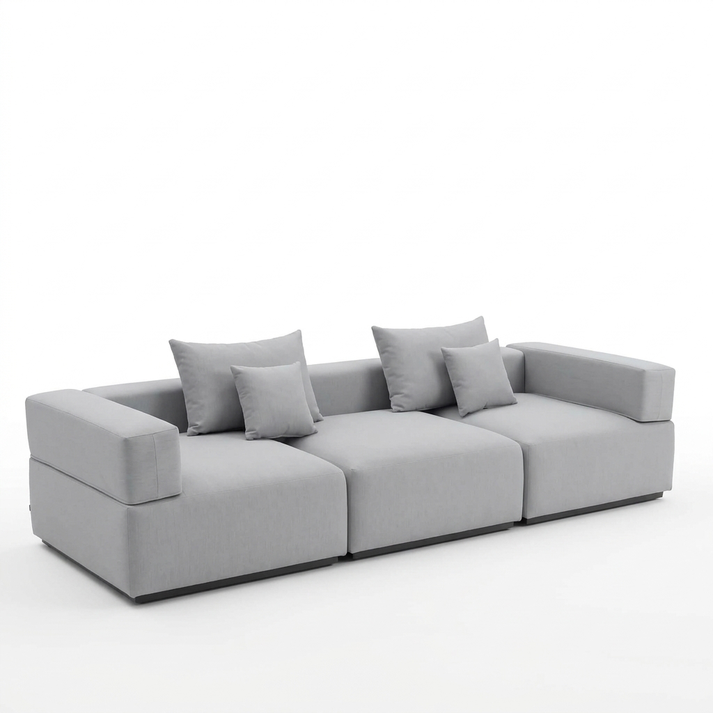 Outdoor-Sofa – vorher